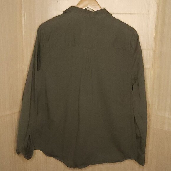 Arizona Army Green Snap Down Shacket XXL - Picture 2 of 8